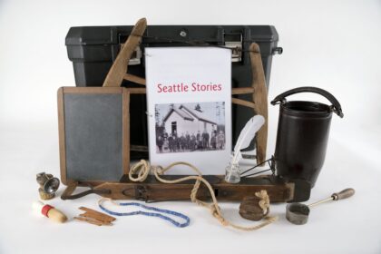 Contents of the Seattle Stories Portable Museum Kit