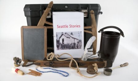 Contents of the Seattle Stories Portable Museum Kit