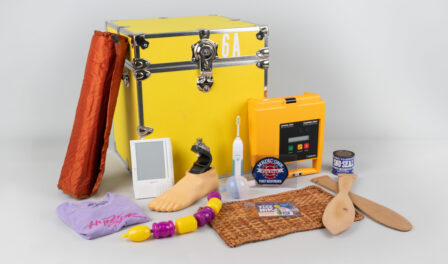 Contents of Seattle Innovations Portable Museum Trunk