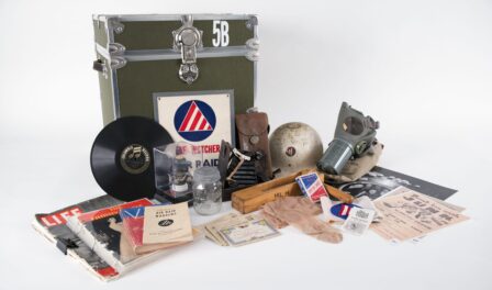 Contents of The World War II Homefront Experience Portable Museum Trunk