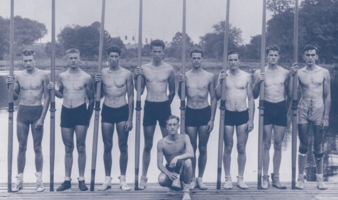 The University of Washington eight-oared rowing crew that represented the United States in rowing at the 1936 Summer Olympics – Men's eight in Berlin.
