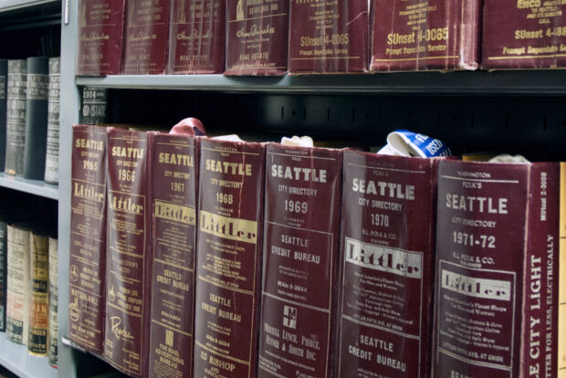 City directories in MOHAI's collections.