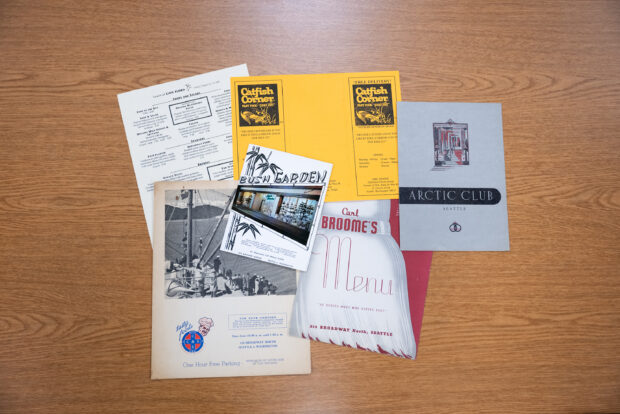 Menus in MOHAI's ephemera collection.