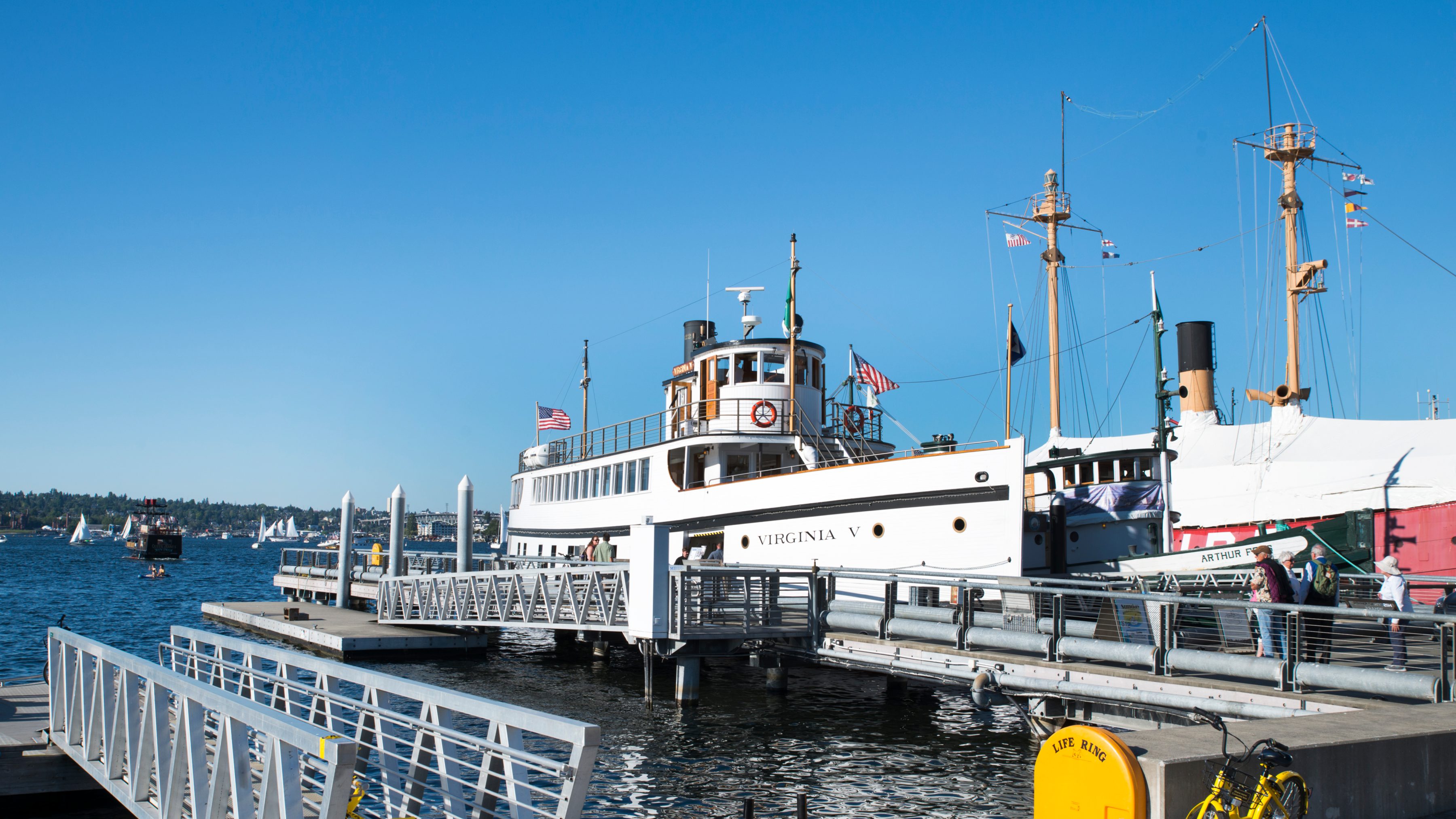 SS Virginia V docked.