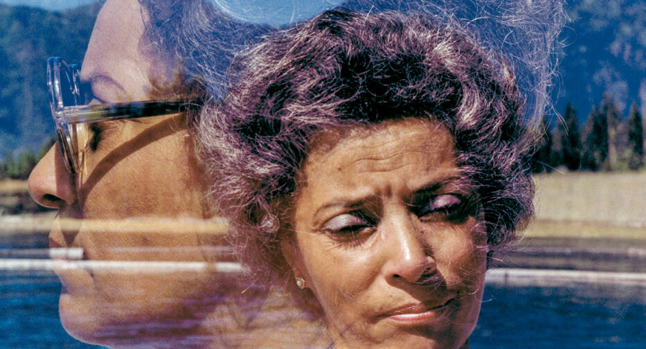 Double exposure photo of Izzy Smith, around 1970 by Ansel Adams