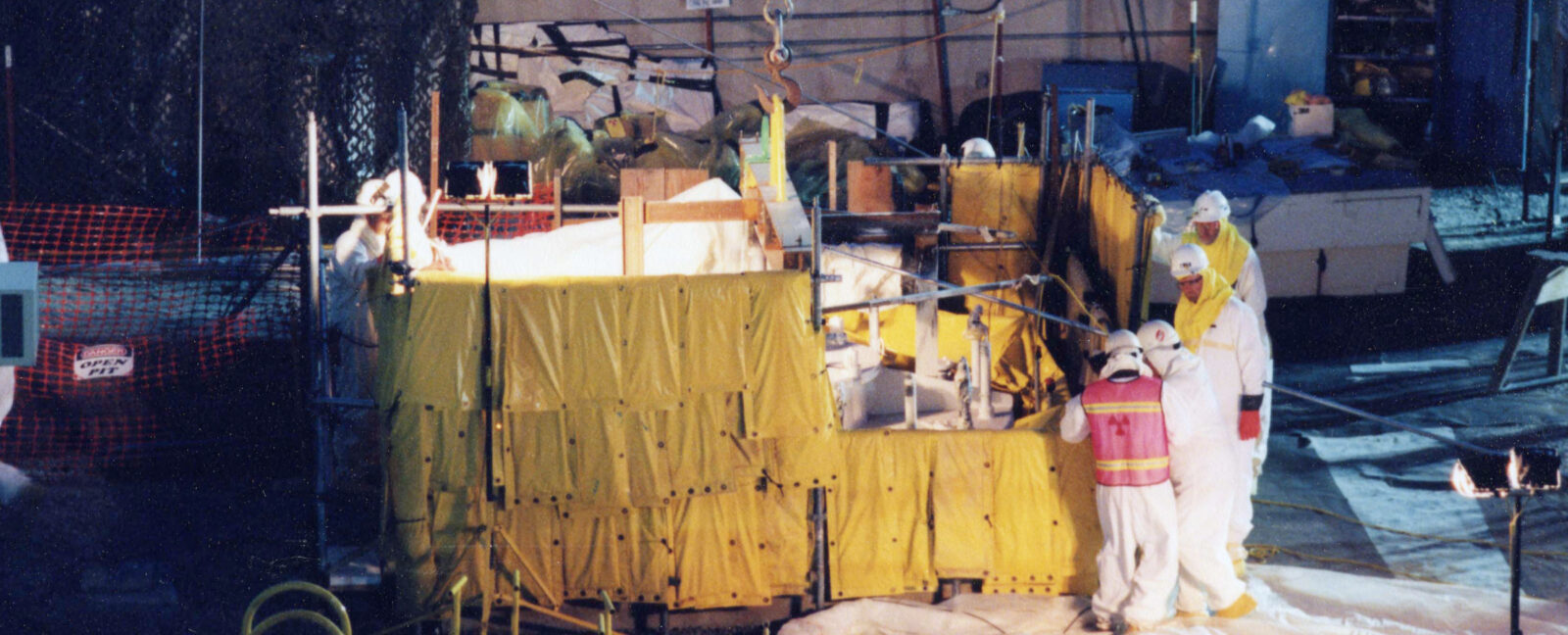 Workers at Hanford Nuclear Power Plant.