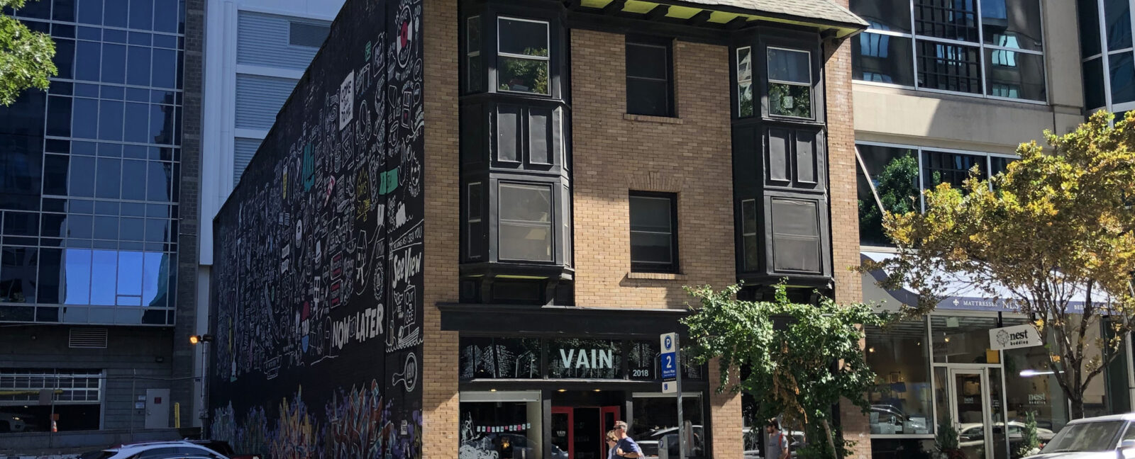 Exterior of VAIN in Downtown Seattle