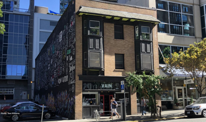 Exterior of VAIN in Downtown Seattle