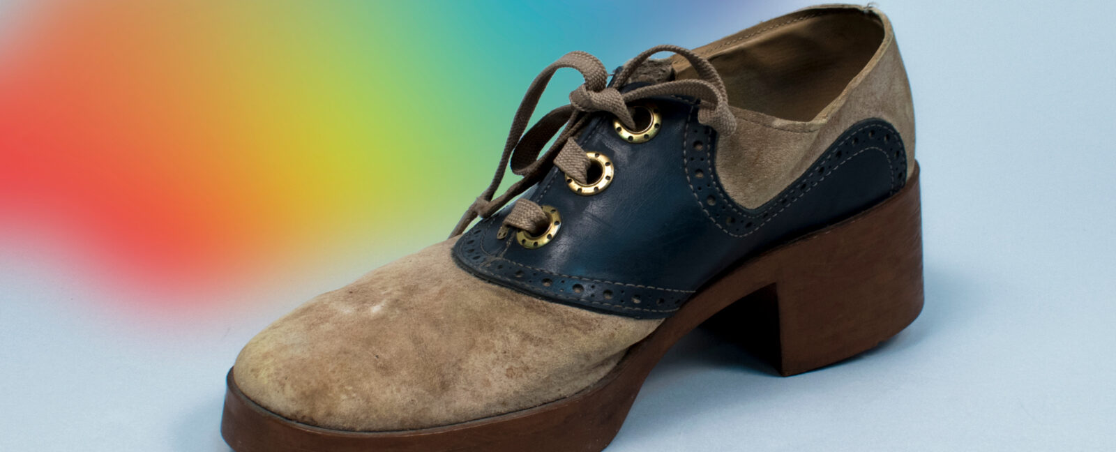 Platform shoes purchased from "Blue Beards" retail clothing store on the Ave in the University District