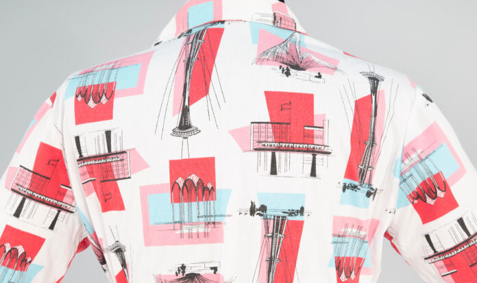 Back shoulders of a white