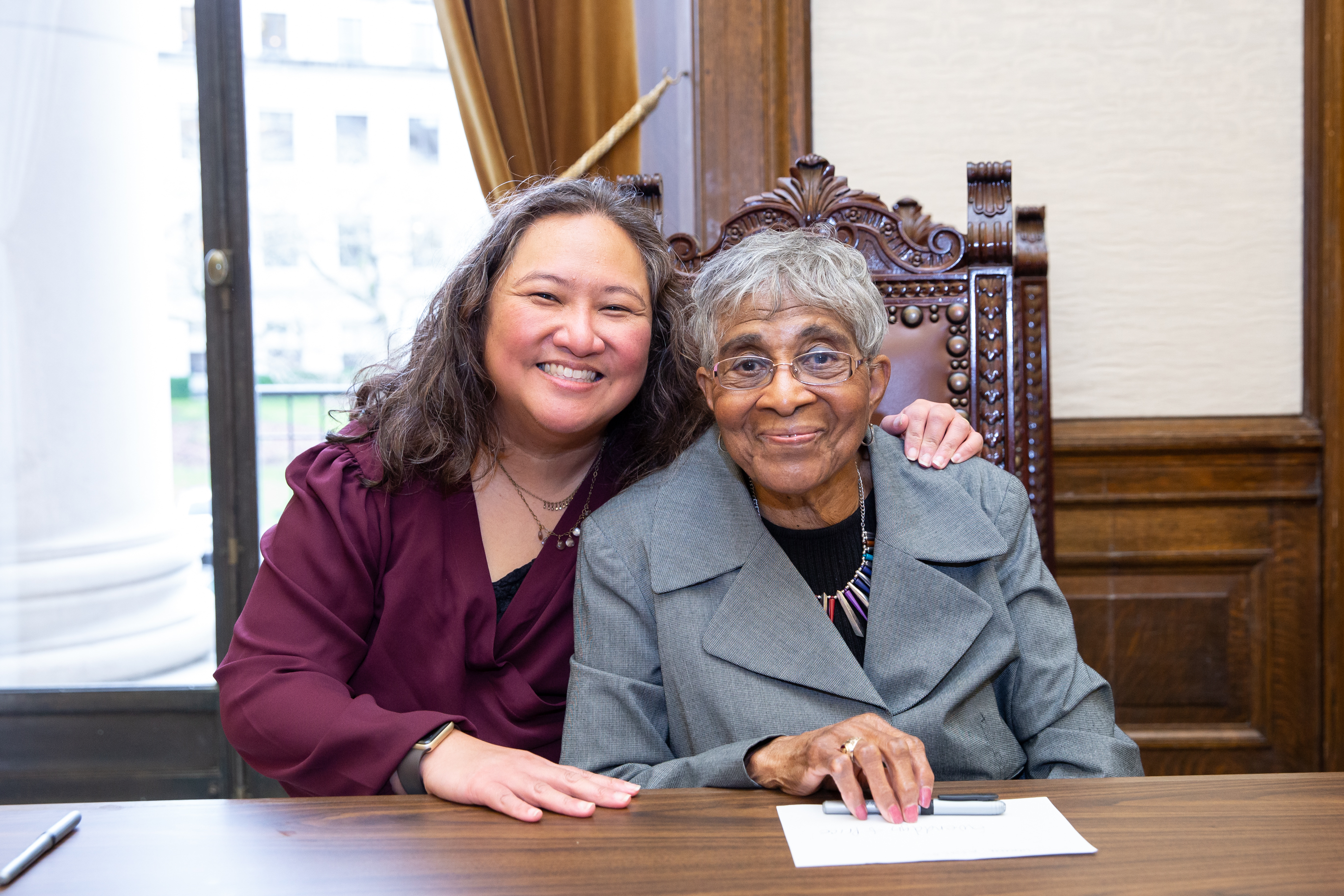 Senator Rosa Franklin book signing