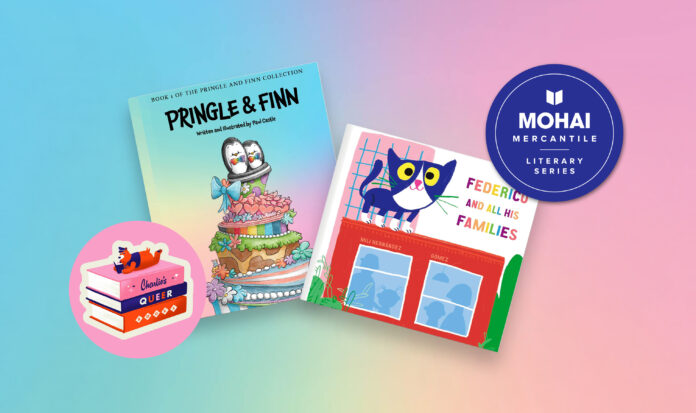 The book covers for "Pringle & Finn" and "Federico and all his Families".