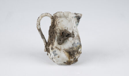 The Great Seattle Fire of 1889 burned many of the city's blocks to the ground and left countless damaged items in its wake including this charred pitcher.