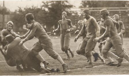 UW vs Oregon Agricultural football game at Denny field, Seattle, November 24, 1910.