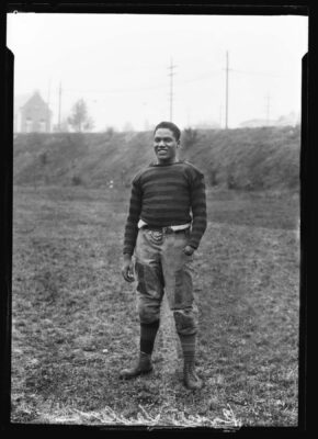 Football player Brice Taylor, Seattle, circa 1923
