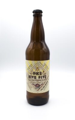 Single "Pike High Five" beer bottle from Pike Place Brewing Co.
