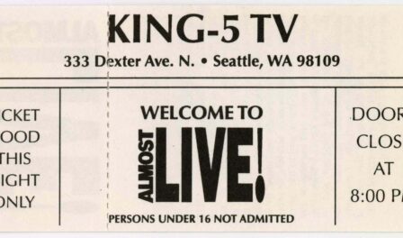 Almost Live! ticket, circa 1990