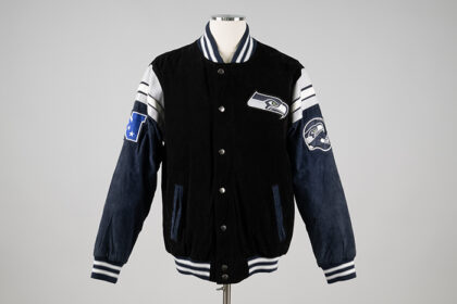 Seahawks jacket owned by Reverend Dr. Samuel B. McKinney, ca. 2012