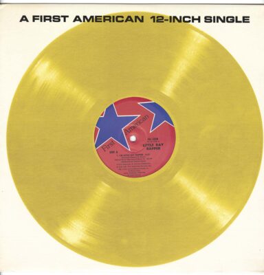 A-side of a 12-inch vinyl record in golden yellow.