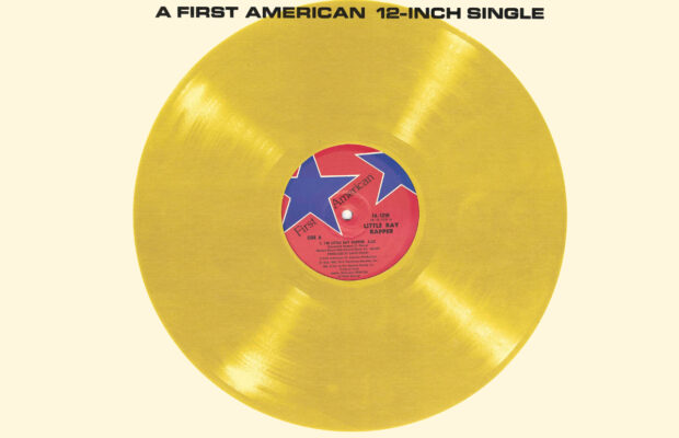 A-side of a 12-inch vinyl record in golden yellow.