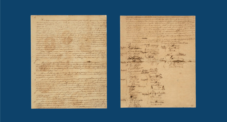 The Articles of Association (1774)